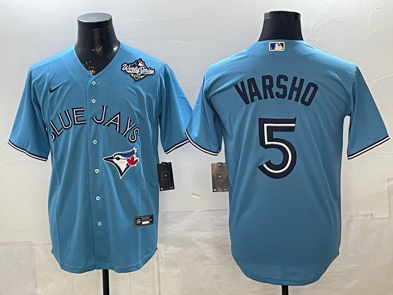 Men 2026 Toronto Blue Jays #5 Varsho Light Blue Game Nike MLB Jersey 2026003->detroit tigers->MLB Jersey
